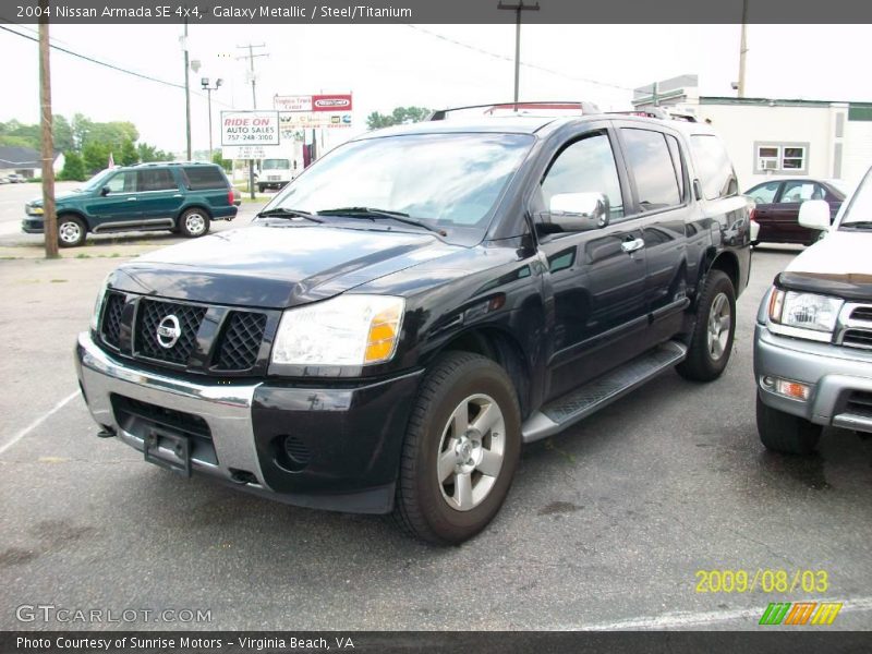 Galaxy Metallic / Steel/Titanium 2004 Nissan Armada SE 4x4
