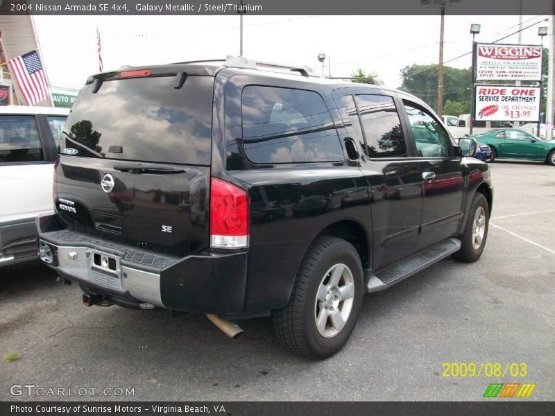 Galaxy Metallic / Steel/Titanium 2004 Nissan Armada SE 4x4