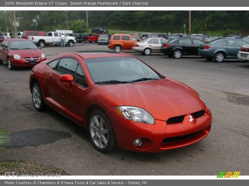 Sunset Orange Pearlescent / Dark Charcoal 2006 Mitsubishi Eclipse GT Coupe