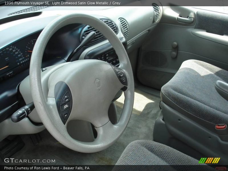 Light Driftwood Satin Glow Metallic / Grey 1996 Plymouth Voyager SE