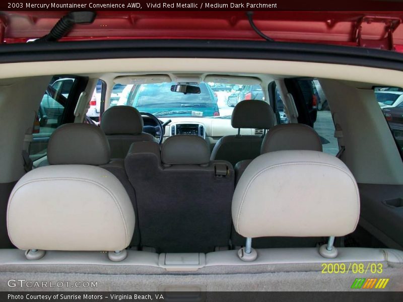 Vivid Red Metallic / Medium Dark Parchment 2003 Mercury Mountaineer Convenience AWD