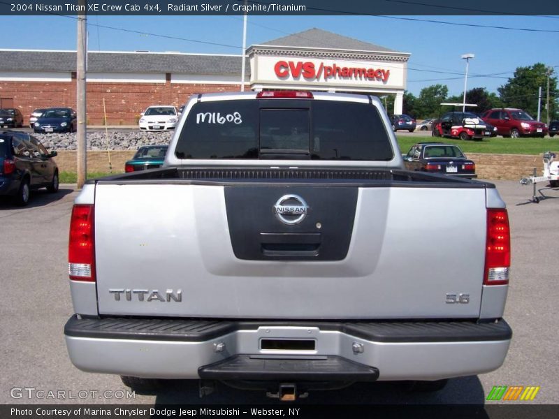 Radiant Silver / Graphite/Titanium 2004 Nissan Titan XE Crew Cab 4x4