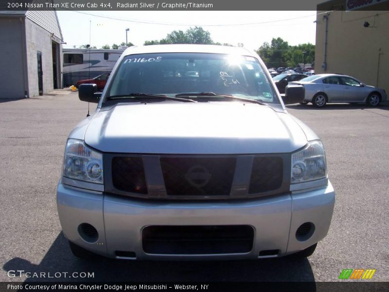Radiant Silver / Graphite/Titanium 2004 Nissan Titan XE Crew Cab 4x4
