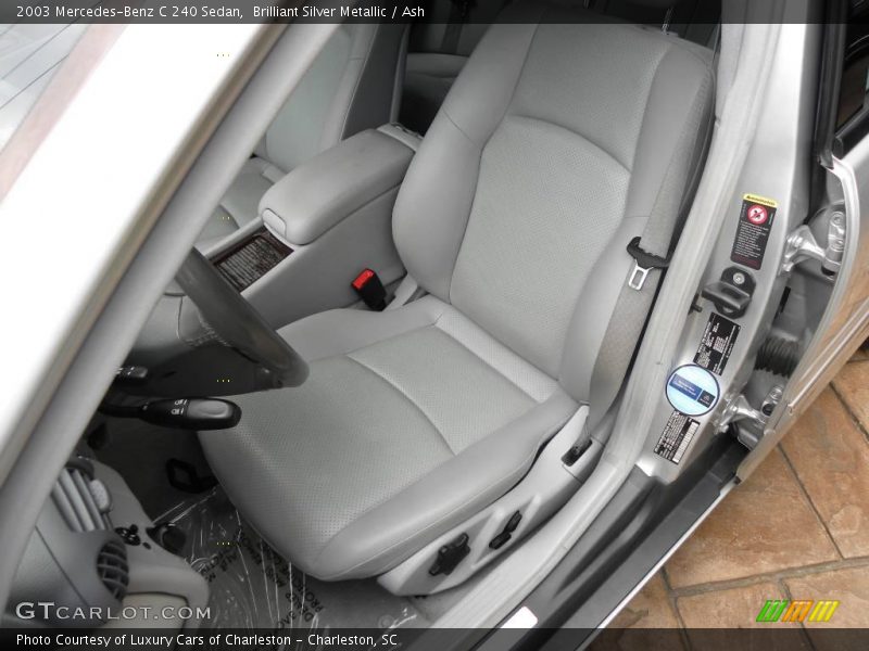 Brilliant Silver Metallic / Ash 2003 Mercedes-Benz C 240 Sedan