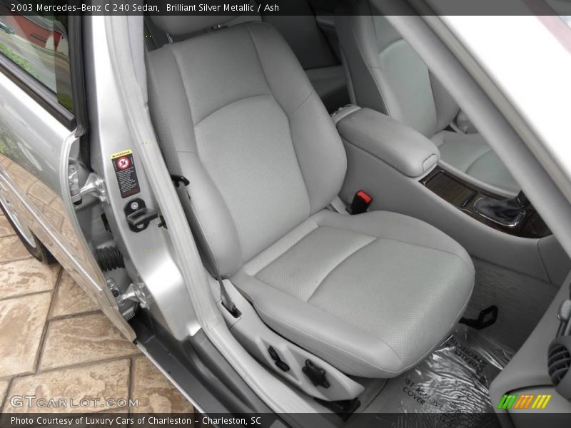 Brilliant Silver Metallic / Ash 2003 Mercedes-Benz C 240 Sedan