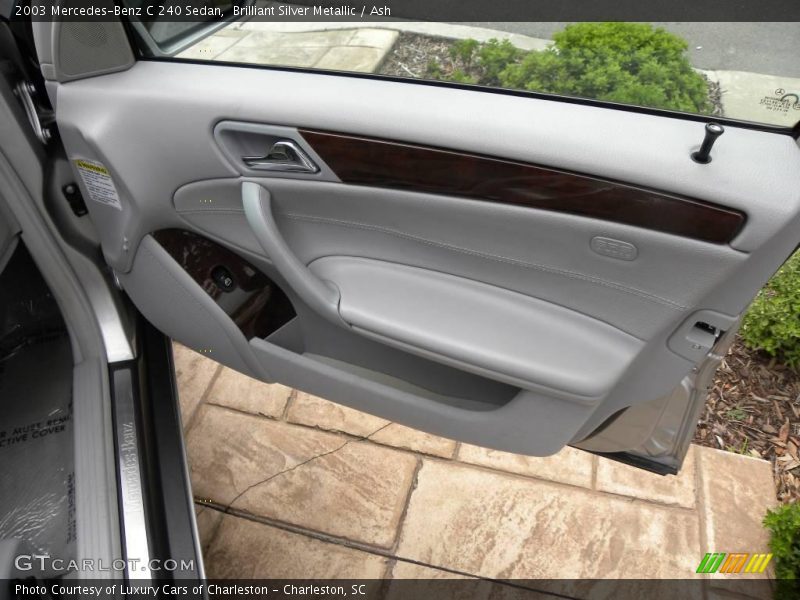 Brilliant Silver Metallic / Ash 2003 Mercedes-Benz C 240 Sedan