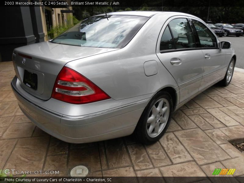 Brilliant Silver Metallic / Ash 2003 Mercedes-Benz C 240 Sedan