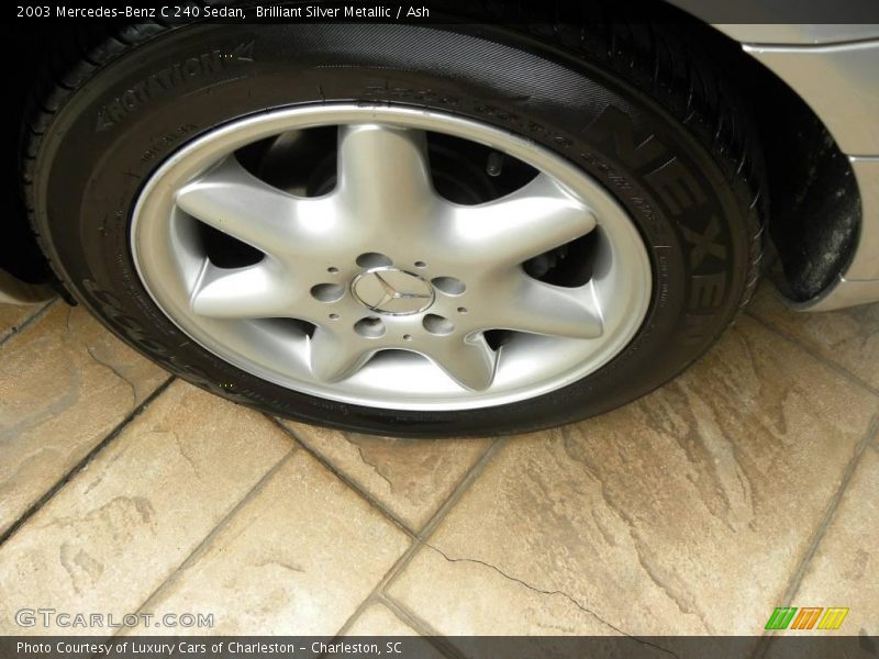 Brilliant Silver Metallic / Ash 2003 Mercedes-Benz C 240 Sedan