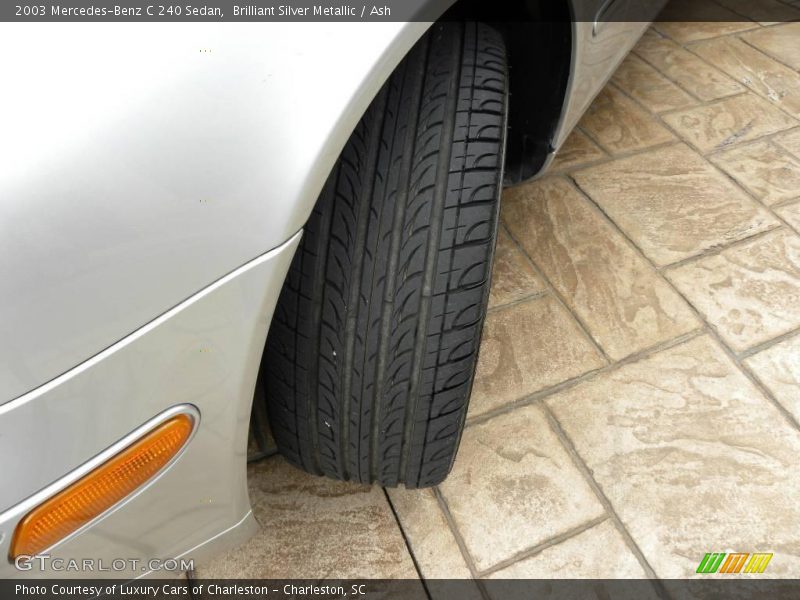 Brilliant Silver Metallic / Ash 2003 Mercedes-Benz C 240 Sedan