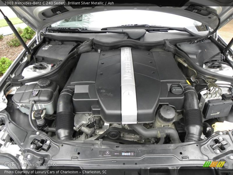 Brilliant Silver Metallic / Ash 2003 Mercedes-Benz C 240 Sedan