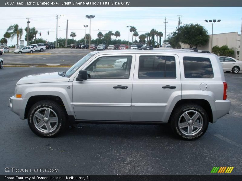 Bright Silver Metallic / Pastel Slate Gray 2007 Jeep Patriot Limited 4x4