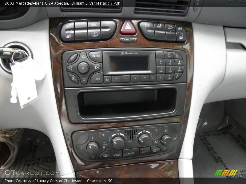 Brilliant Silver Metallic / Ash 2003 Mercedes-Benz C 240 Sedan