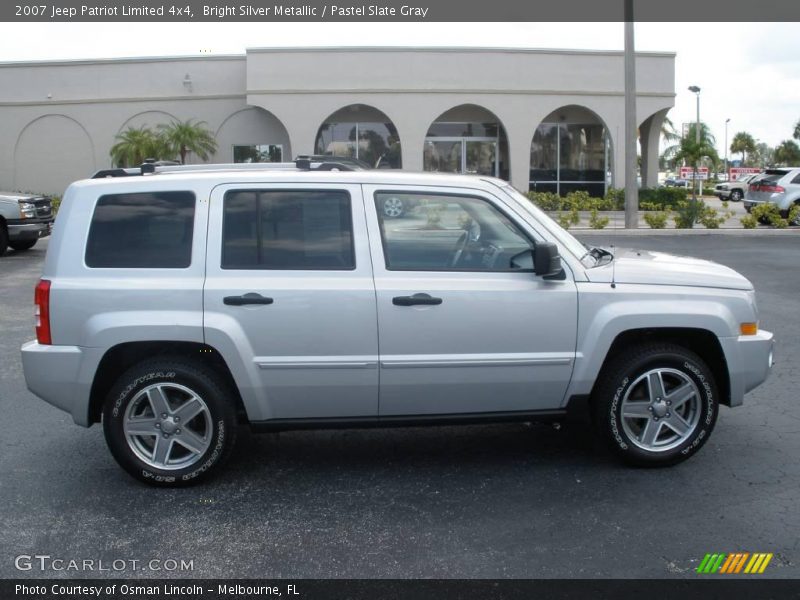 Bright Silver Metallic / Pastel Slate Gray 2007 Jeep Patriot Limited 4x4