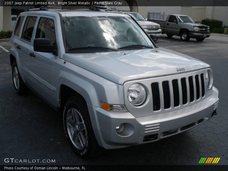 Bright Silver Metallic / Pastel Slate Gray 2007 Jeep Patriot Limited 4x4