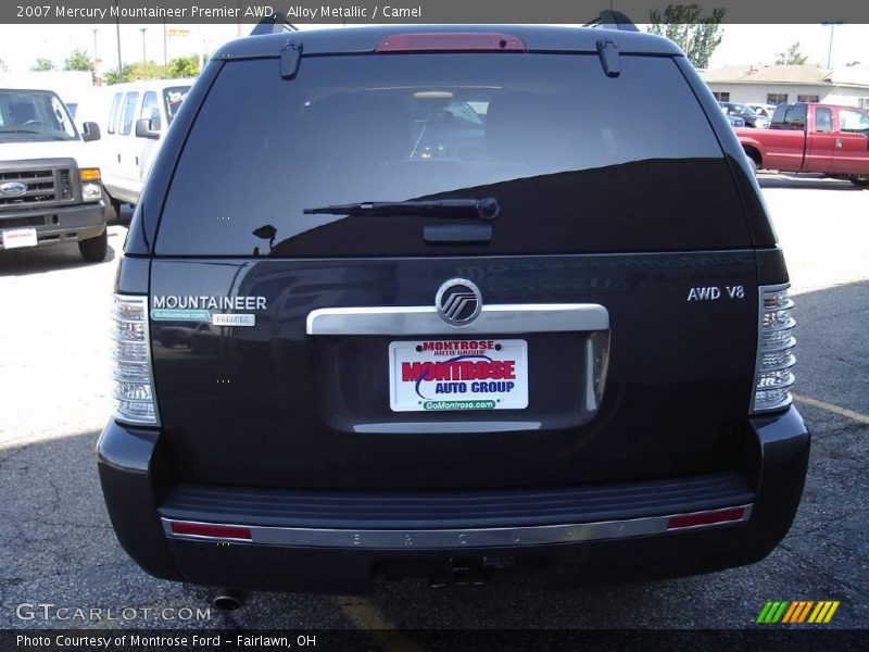 Alloy Metallic / Camel 2007 Mercury Mountaineer Premier AWD