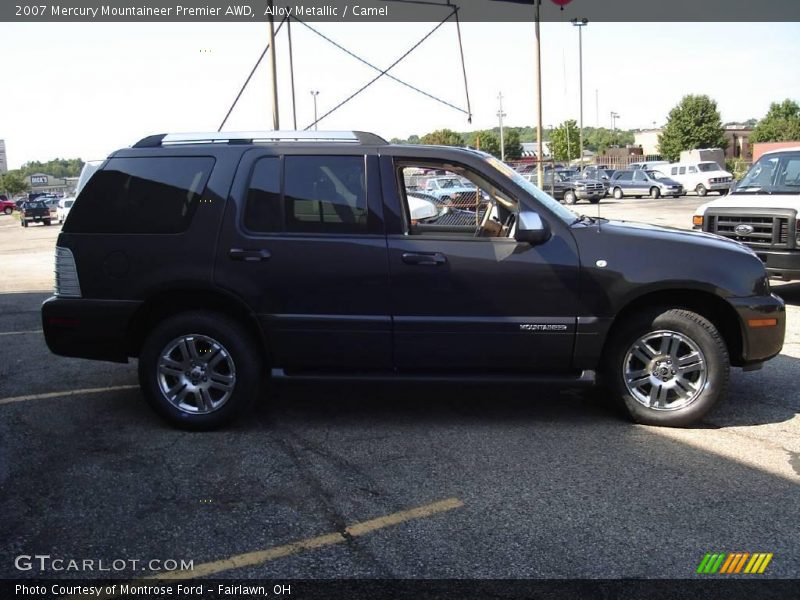 Alloy Metallic / Camel 2007 Mercury Mountaineer Premier AWD