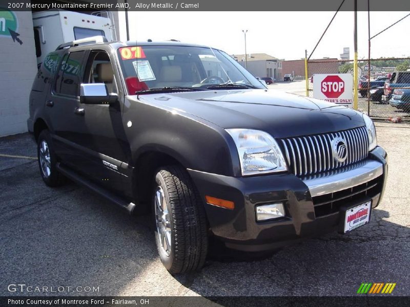 Alloy Metallic / Camel 2007 Mercury Mountaineer Premier AWD