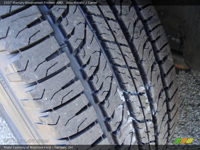 Alloy Metallic / Camel 2007 Mercury Mountaineer Premier AWD
