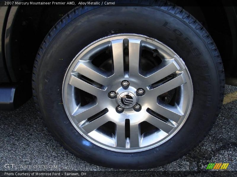 Alloy Metallic / Camel 2007 Mercury Mountaineer Premier AWD