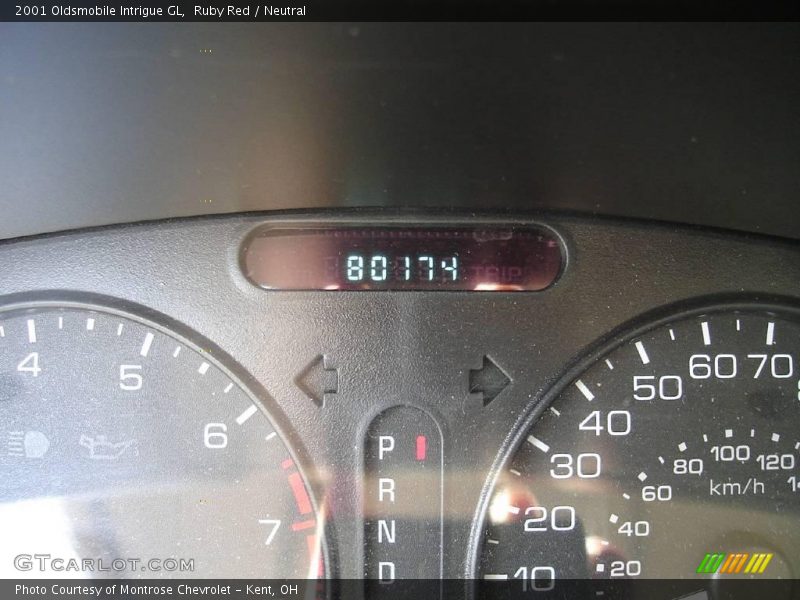 Ruby Red / Neutral 2001 Oldsmobile Intrigue GL