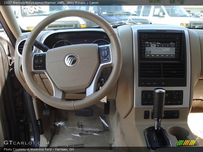 Alloy Metallic / Camel 2007 Mercury Mountaineer Premier AWD
