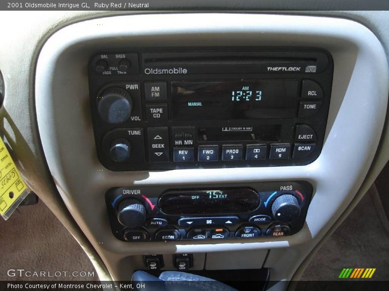 Ruby Red / Neutral 2001 Oldsmobile Intrigue GL