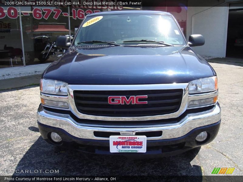 Deep Blue Metallic / Dark Pewter 2006 GMC Sierra 1500 SLT Crew Cab 4x4