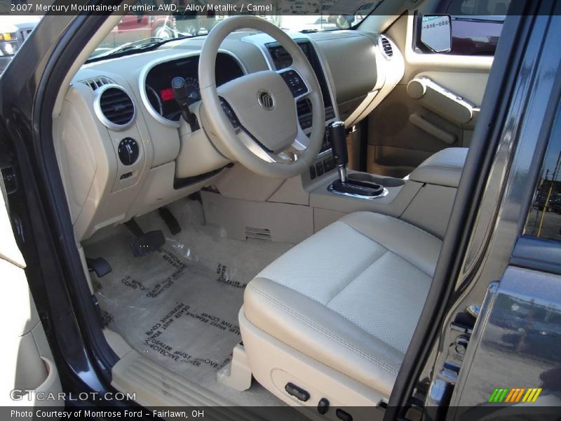 Alloy Metallic / Camel 2007 Mercury Mountaineer Premier AWD
