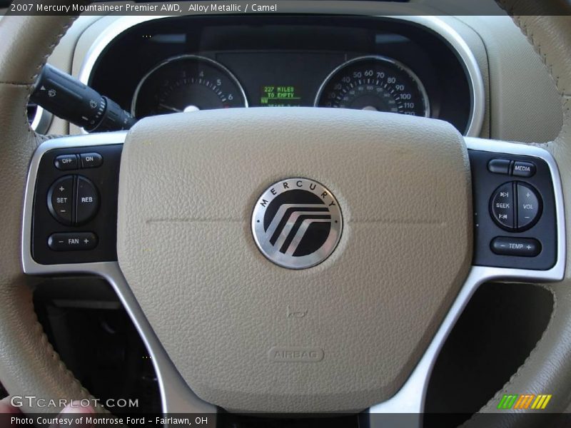 Alloy Metallic / Camel 2007 Mercury Mountaineer Premier AWD