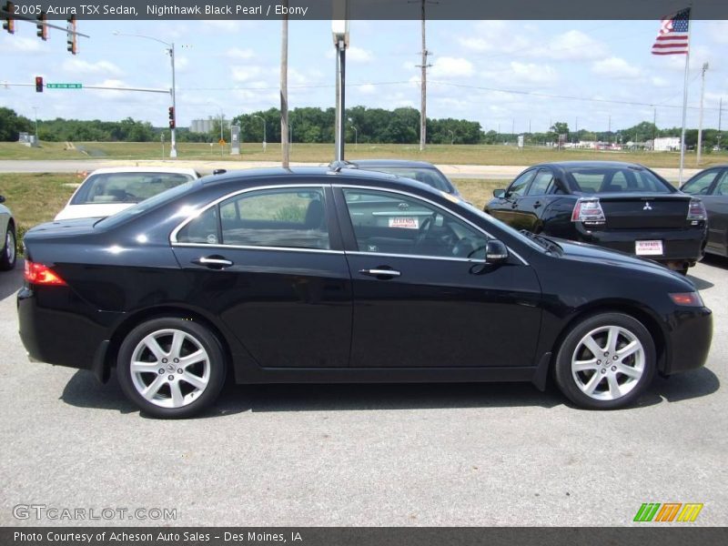 Nighthawk Black Pearl / Ebony 2005 Acura TSX Sedan