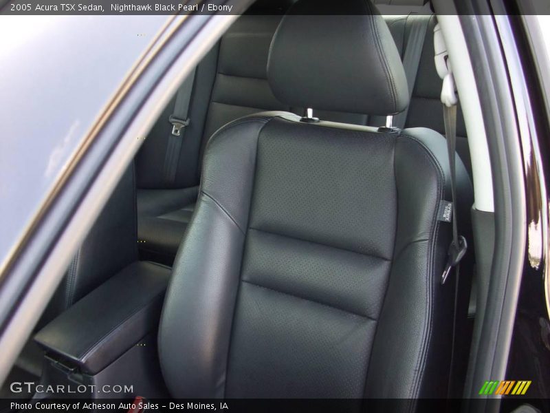 Nighthawk Black Pearl / Ebony 2005 Acura TSX Sedan