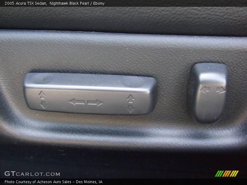 Nighthawk Black Pearl / Ebony 2005 Acura TSX Sedan