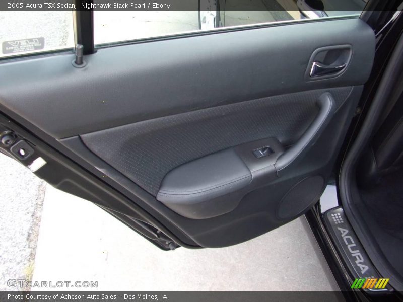 Nighthawk Black Pearl / Ebony 2005 Acura TSX Sedan