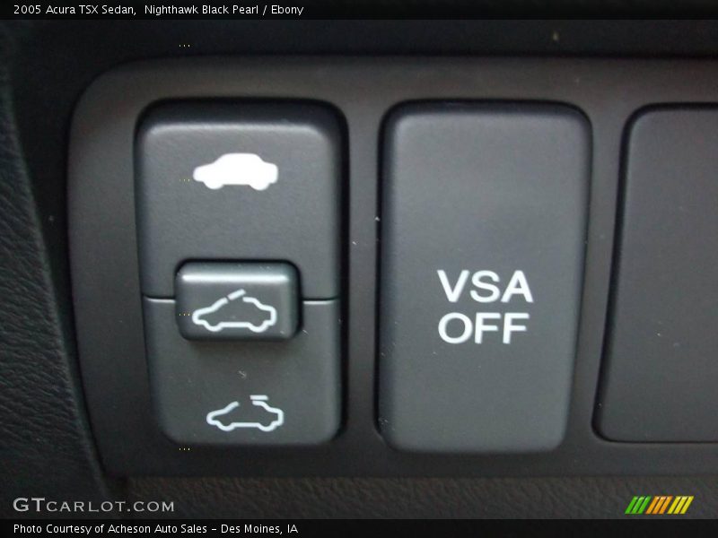 Nighthawk Black Pearl / Ebony 2005 Acura TSX Sedan
