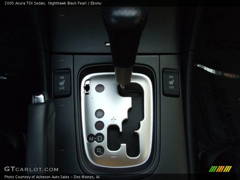 Nighthawk Black Pearl / Ebony 2005 Acura TSX Sedan