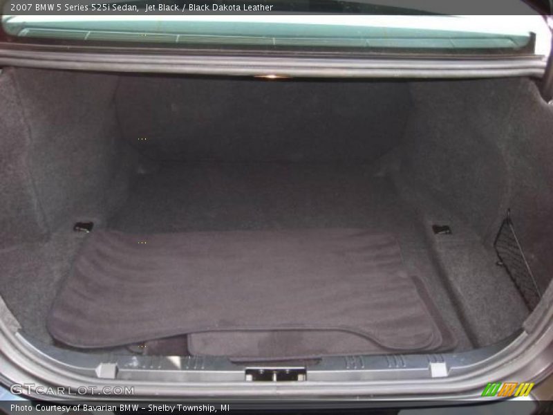 Jet Black / Black Dakota Leather 2007 BMW 5 Series 525i Sedan