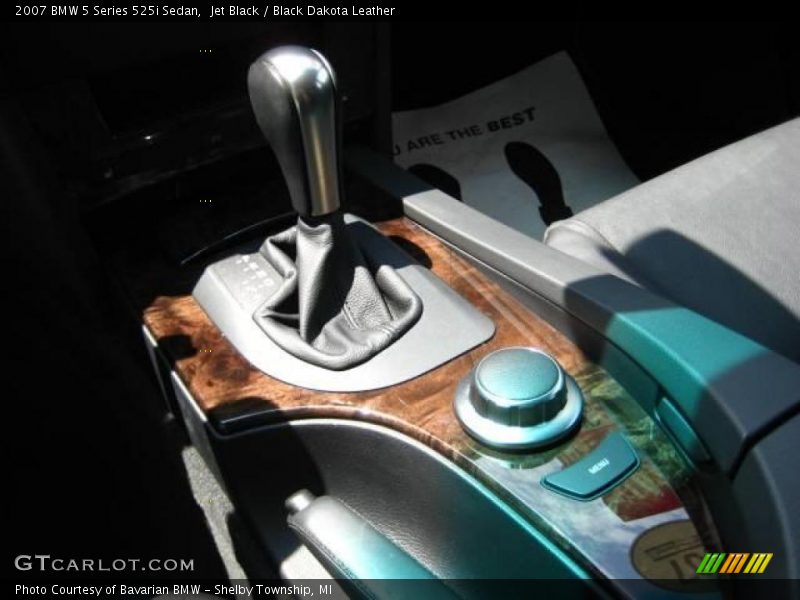 Jet Black / Black Dakota Leather 2007 BMW 5 Series 525i Sedan