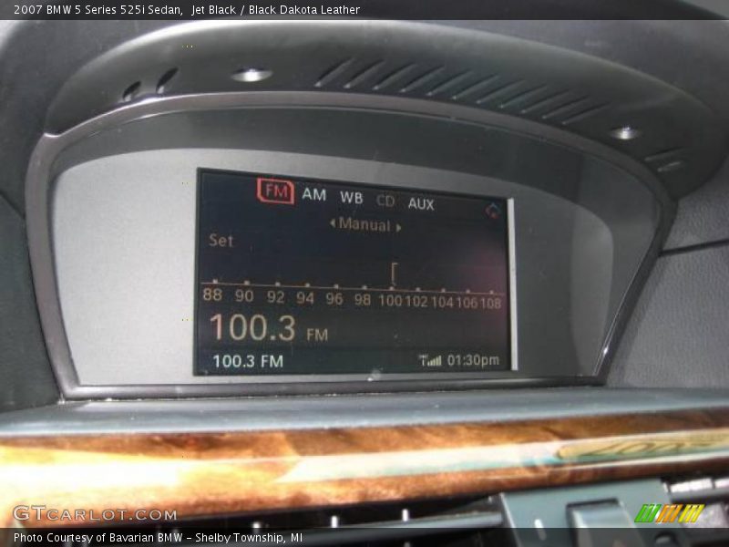 Jet Black / Black Dakota Leather 2007 BMW 5 Series 525i Sedan