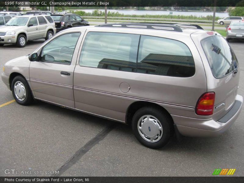 Champagne Beige Metallic / Beige 1996 Ford Windstar GL