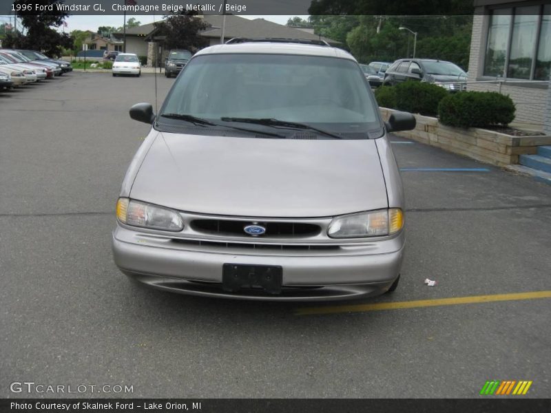 Champagne Beige Metallic / Beige 1996 Ford Windstar GL