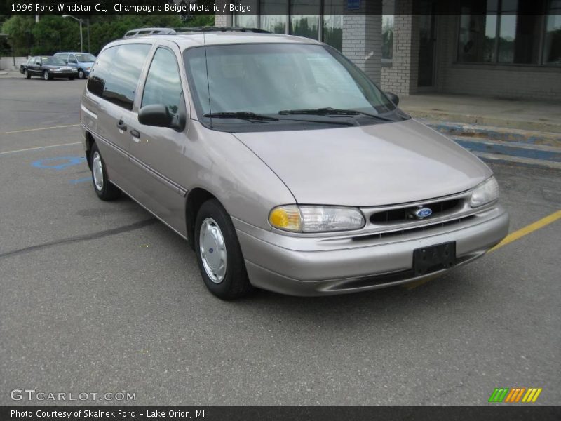 Champagne Beige Metallic / Beige 1996 Ford Windstar GL