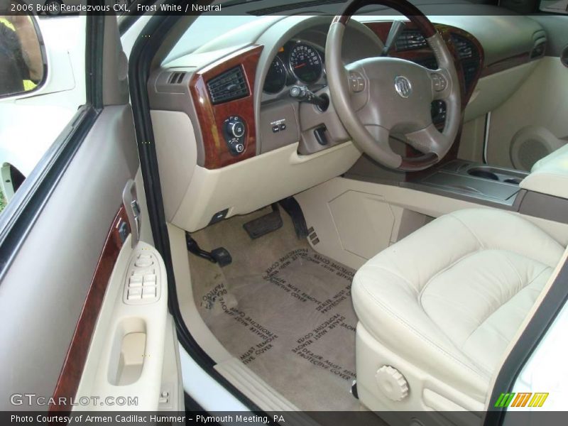 Frost White / Neutral 2006 Buick Rendezvous CXL
