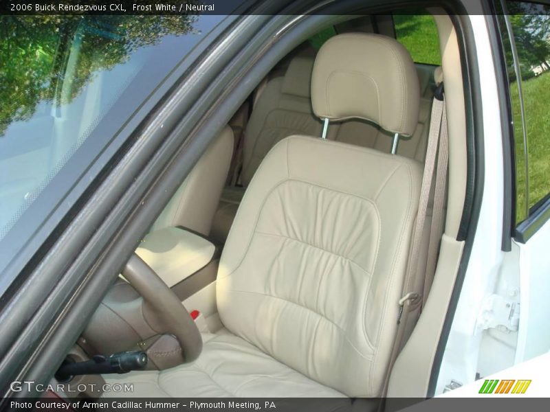 Frost White / Neutral 2006 Buick Rendezvous CXL
