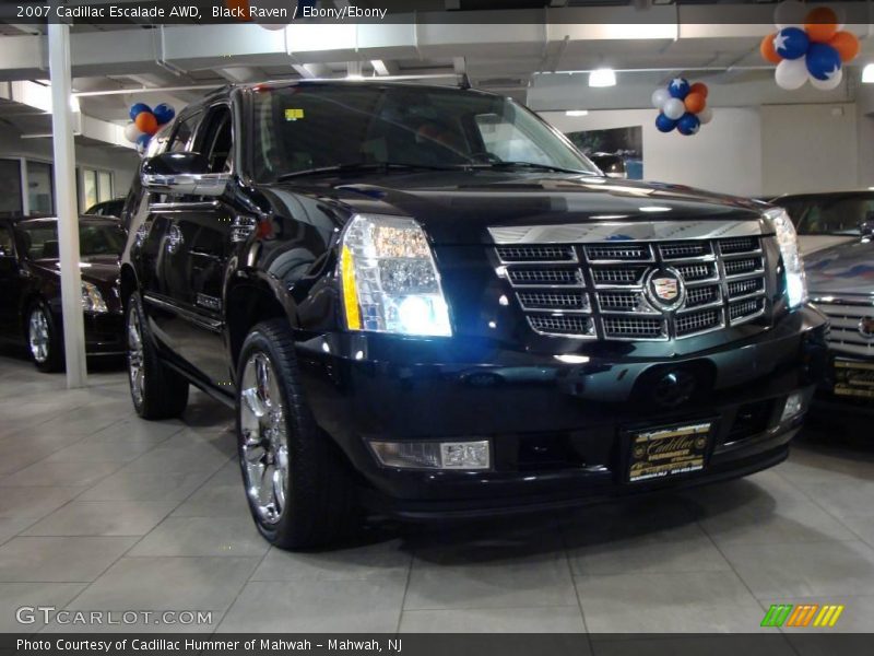 Black Raven / Ebony/Ebony 2007 Cadillac Escalade AWD