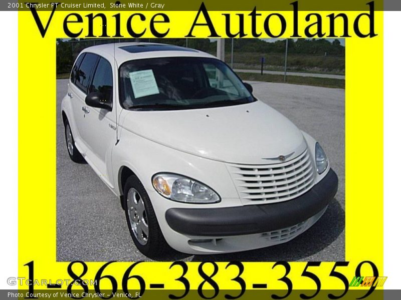 Stone White / Gray 2001 Chrysler PT Cruiser Limited