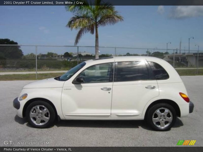 Stone White / Gray 2001 Chrysler PT Cruiser Limited