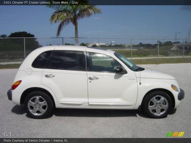 Stone White / Gray 2001 Chrysler PT Cruiser Limited