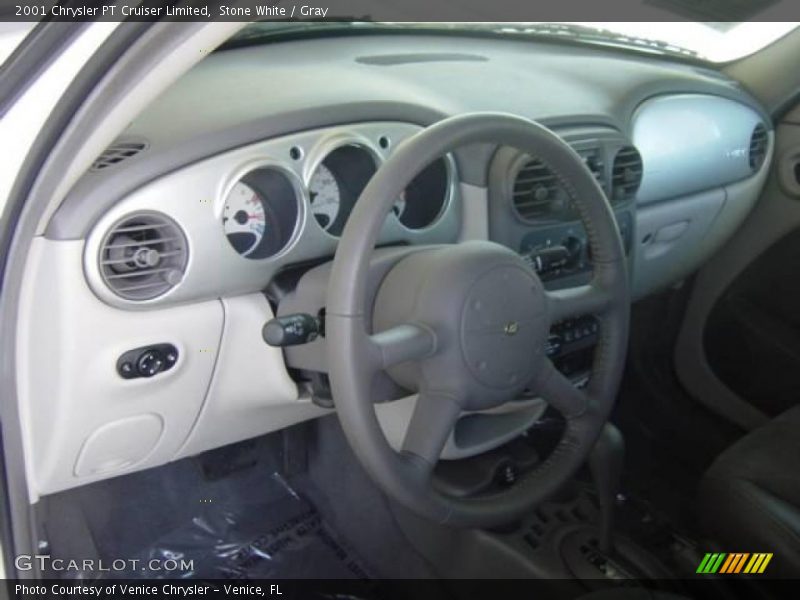 Stone White / Gray 2001 Chrysler PT Cruiser Limited
