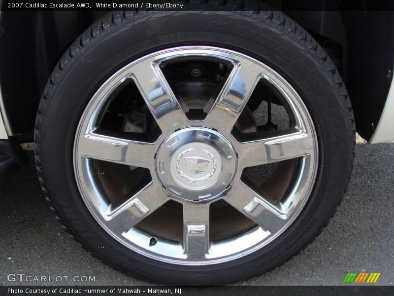 White Diamond / Ebony/Ebony 2007 Cadillac Escalade AWD