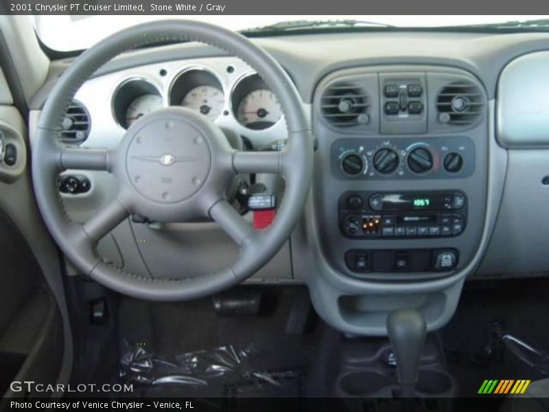 Stone White / Gray 2001 Chrysler PT Cruiser Limited